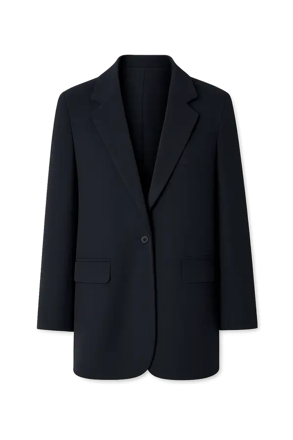 Navy tailored blazer