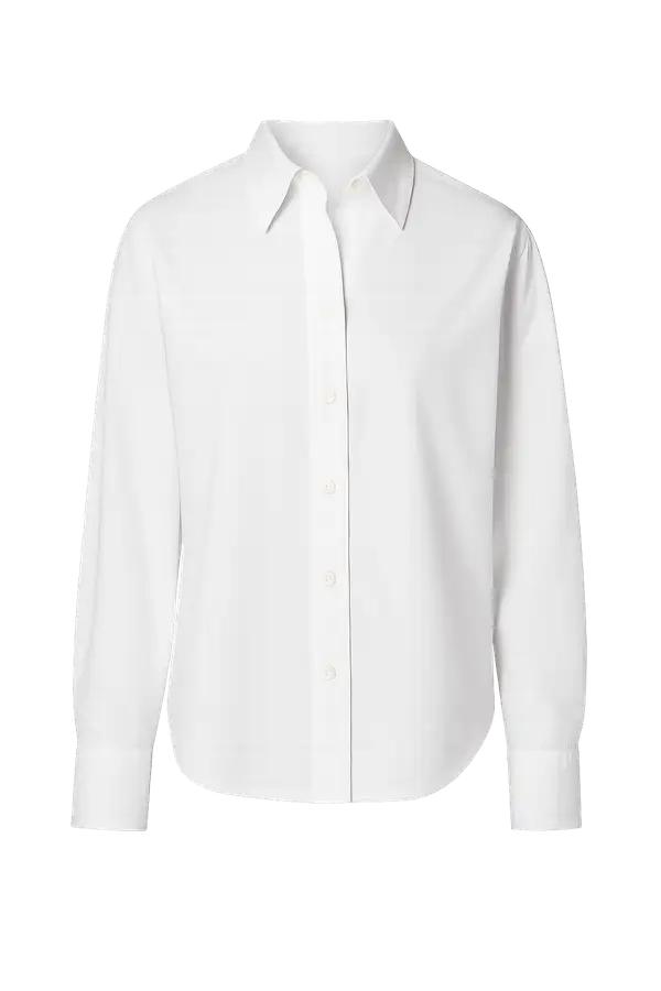 white, cream button-up shirt